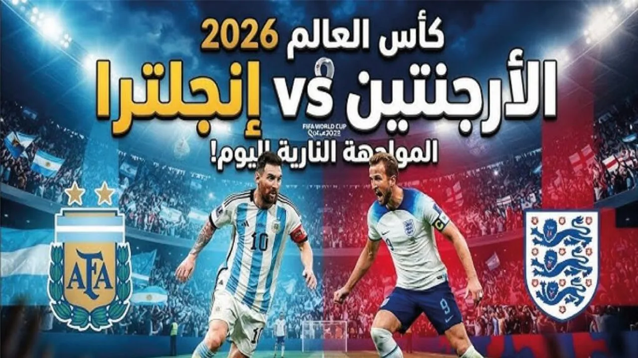 مباراة الأرجنتين وإنجلترا في نصف نهائي كأس العالم تشعل الأجواء اليوم